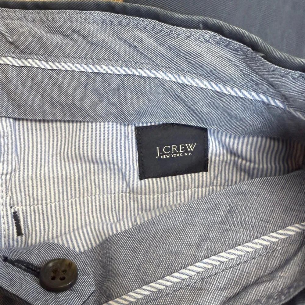 J.Crew: Men's Navy Chino Pants, Urban Slim Fit, Size 33W 32L
